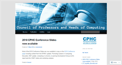 Desktop Screenshot of cphc.ac.uk