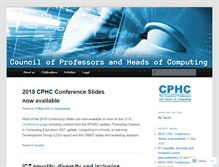 Tablet Screenshot of cphc.ac.uk